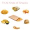 100 Pieces 3x5 Inches Natural Kraft Paper Bags for Bakery Cookies Treats Snacks Sandwiches Popcorn Small Gift bag